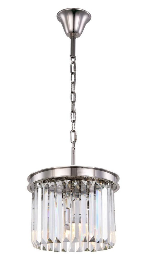 Elegant Lighting Sydney 3 Light Pendant Model: 1238D12MB/RC