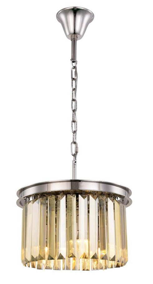 Elegant Lighting Sydney 3 Light Pendant Model: 1238D16MB/RC