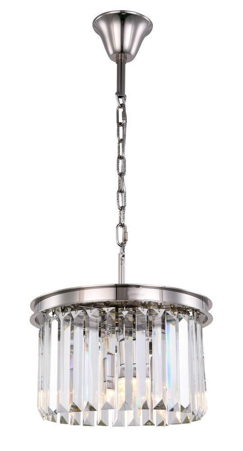 Elegant Lighting Sydney 3 Light Pendant Model: 1238D16MB/RC