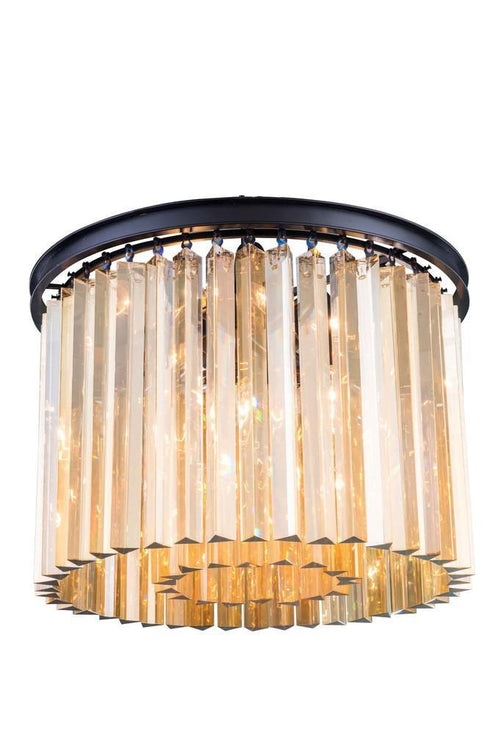 Elegant Lighting Sydney 6 Light Flush Mount Model: 1208F20MB/RC