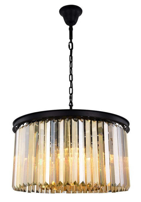 Elegant Lighting Sydney 8 Light Chandelier Model: 1238D26MB/RC