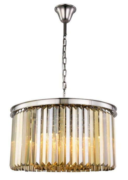 Elegant Lighting Sydney 8 Light Chandelier Model: 1238D26MB/RC