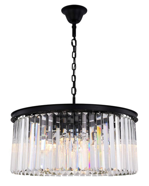 Elegant Lighting Sydney 8 Light Chandelier Model: 1238D31MB/RC