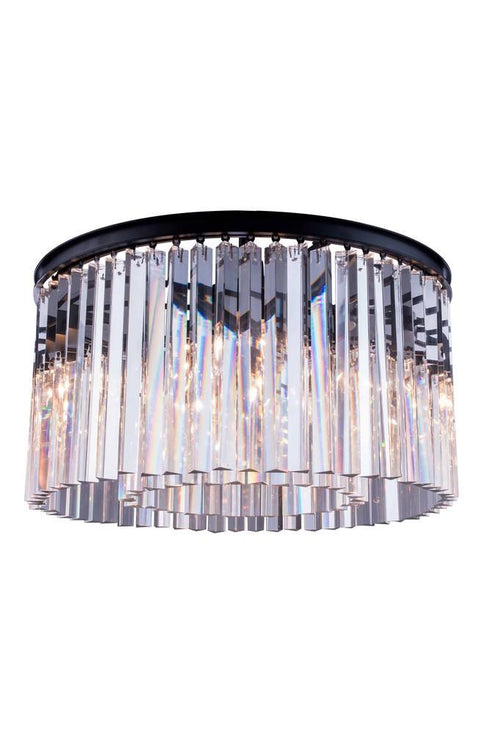 Elegant Lighting Sydney 8 Light Flush Mount Model: 1208F26MB/RC