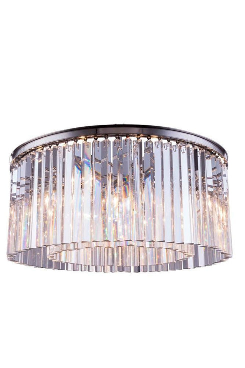 Elegant Lighting Sydney 8 Light Flush Mount Model: 1208F31MB/RC