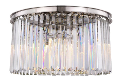 Elegant Lighting Sydney 8 Light Flush Mount Model: 1238F26MB/RC
