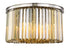 Elegant Lighting Sydney 8 Light Flush Mount Model: 1238F26MB/RC