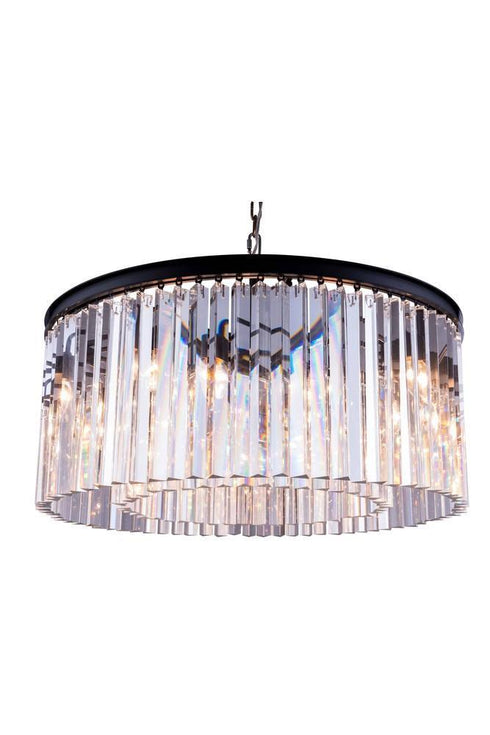 Elegant Lighting Sydney 8 Light Pendant Model: 1208D31MB/RC