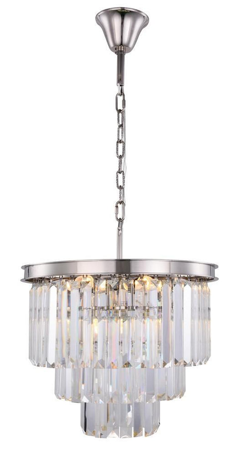 Elegant Lighting Sydney 9 Light Chandelier Model: 1231D20MB/RC