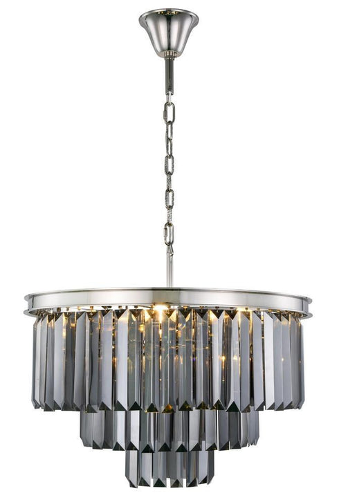 Elegant Lighting Sydney 9 Light Chandelier Model: 1231D26MB/RC