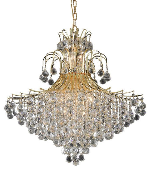 Elegant Lighting Toureg 16 Light Foyer Light Model: V8005G31C/SS