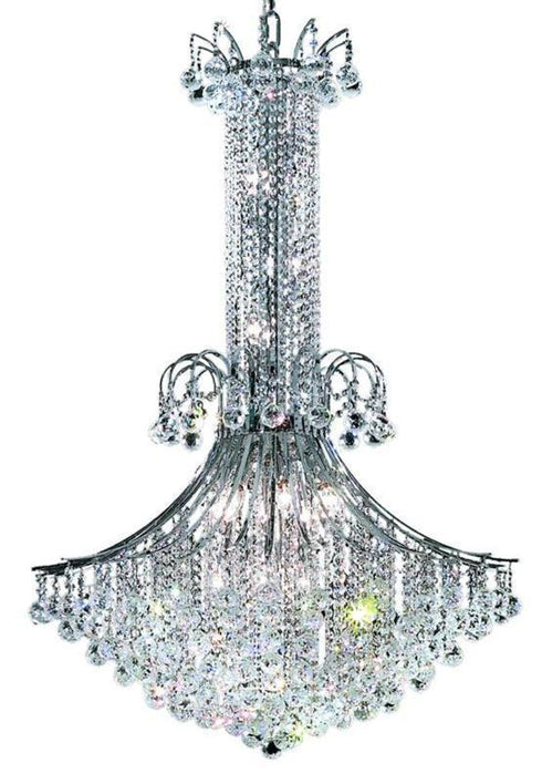 Elegant Lighting Toureg 20 Light Chandelier Model: V8006G35C/SS