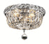 Elegant Lighting Tranquil 4 Light Flush Mount Model: V2528F10G/RC