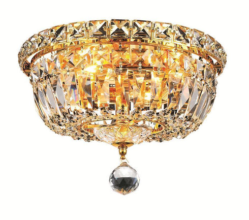 Elegant Lighting Tranquil 4 Light Flush Mount Model: V2528F10G/RC