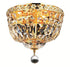 Elegant Lighting Tranquil 4 Light Flush Mount Model: V2528F12C/RC
