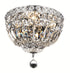 Elegant Lighting Tranquil 4 Light Flush Mount Model: V2528F12C/RC
