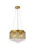 Living District Tully 4 Light Pendant Model: LD520D10BK