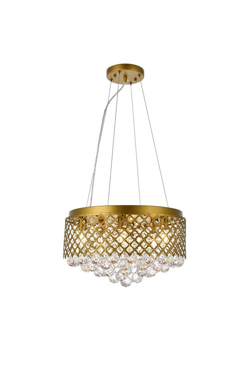 Living District Tully 4 Light Pendant Model: LD520D10BK