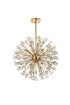 Elegant Lighting Vera 18 Light Pendant Model: 2500D32BK