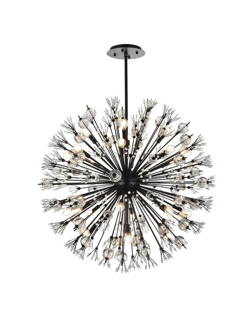 Elegant Lighting Vera 24 Light Pendant Model: 2500D38SG
