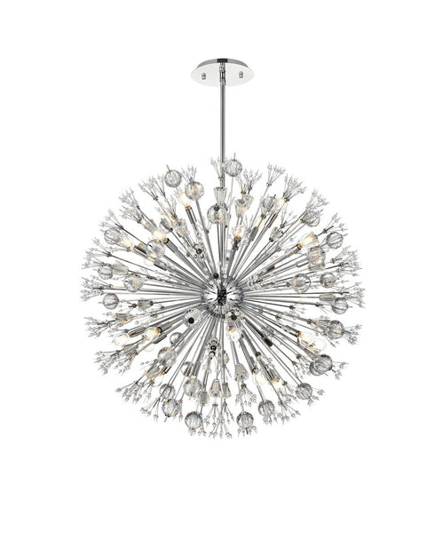 Elegant Lighting Vera 24 Light Pendant Model: 2500D38SG