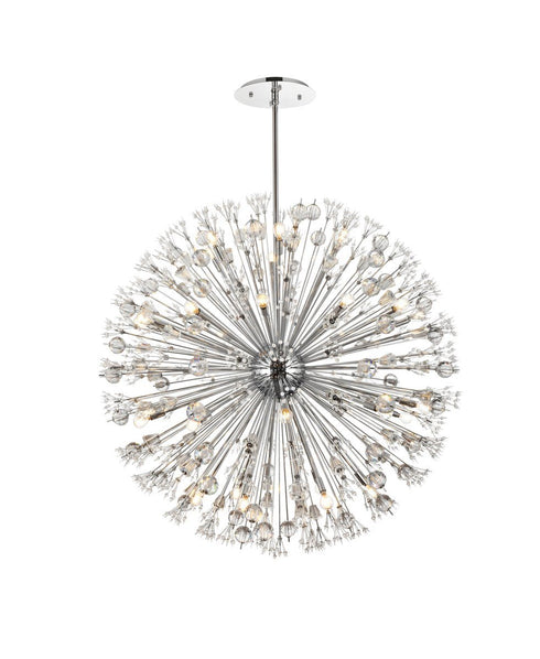 Elegant Lighting Vera 34 Light Pendant Model: 2500D50SG