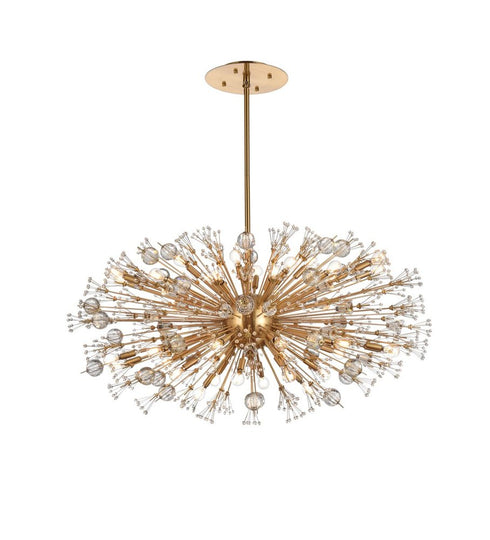 Elegant Lighting Vera 38 Light Pendant Model: 2500D48SG