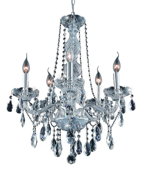 Elegant Lighting Verona 5 Light Chandelier Model: 7955D21C/RC