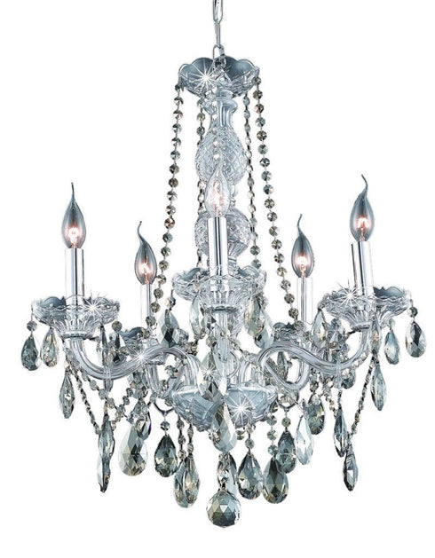 Elegant Lighting Verona 5 Light Chandelier Model: 7955D21C/RC