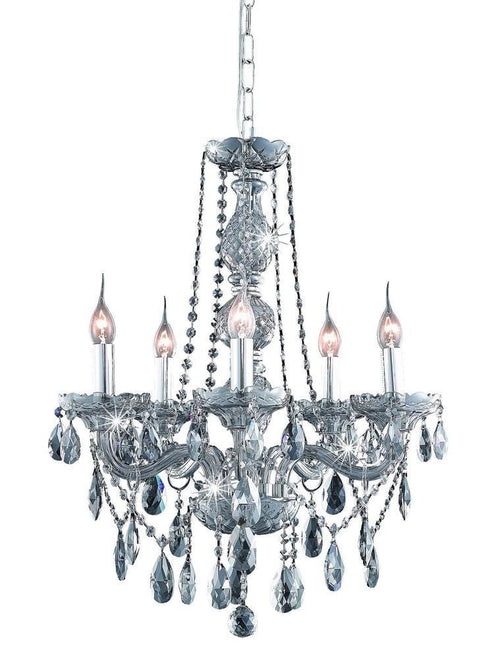 Elegant Lighting Verona 5 Light Chandelier Model: 7955D21C/RC