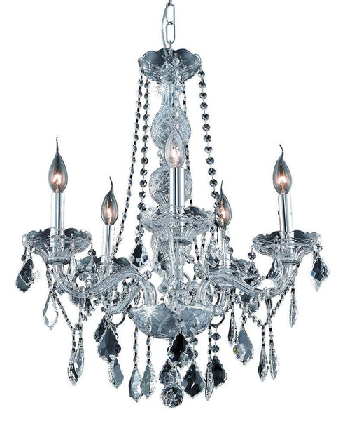 Elegant Lighting Verona 5 Light Chandelier Model: V7855D21C/RC