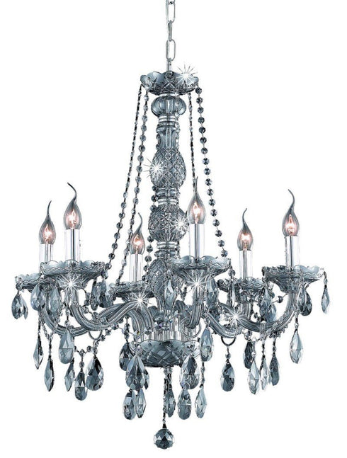 Elegant Lighting Verona 6 Light Chandelier Model: 7956D24G/RC