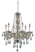 Elegant Lighting Verona 6 Light Chandelier Model: 7956D24G/RC