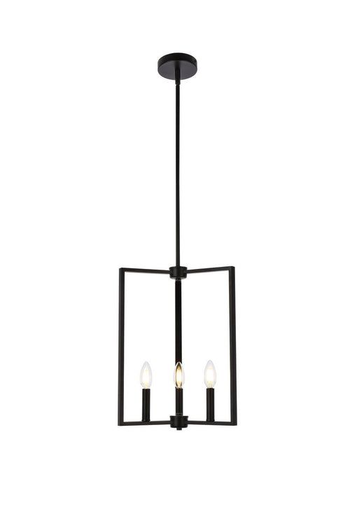 Living District Vino 3 Light Pendant Model: LD7071D14BK
