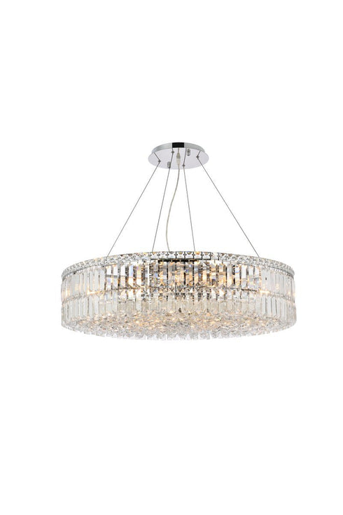 Elegant Lighting Wiley 18 Light Chandelier Model: V2030D32C/RC