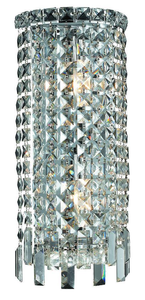 Elegant Lighting Wiley 2 Light Sconce Model: V2031W8C/RC