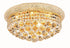 Elegant Lighting Wiley 3 Light Flush Mount Model: V1800F10C/EC