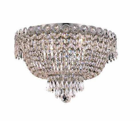 Elegant Lighting Wiley 4 Light Flush Mount Model: V1900F16C/RC