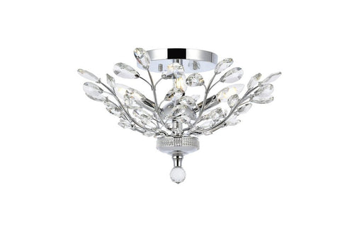 Elegant Lighting Wiley 4 Light Flush Mount Model: V2011F20DB/RC