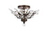 Elegant Lighting Wiley 4 Light Flush Mount Model: V2011F20DB/RC