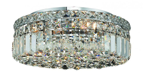 Elegant Lighting Wiley 4 Light Flush Mount Model: V2030F12C/RC