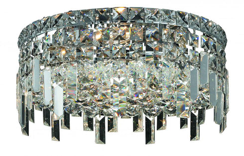 Elegant Lighting Wiley 4 Light Flush Mount Model: V2031F14C/RC