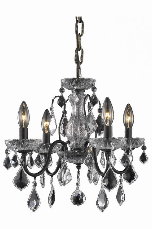 Elegant Lighting Wiley 4 Light Pendant Model: V2015D17C/RC