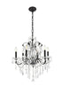 Elegant Lighting Wiley 6 Light Chandelier Model: V2015D24DB/RC