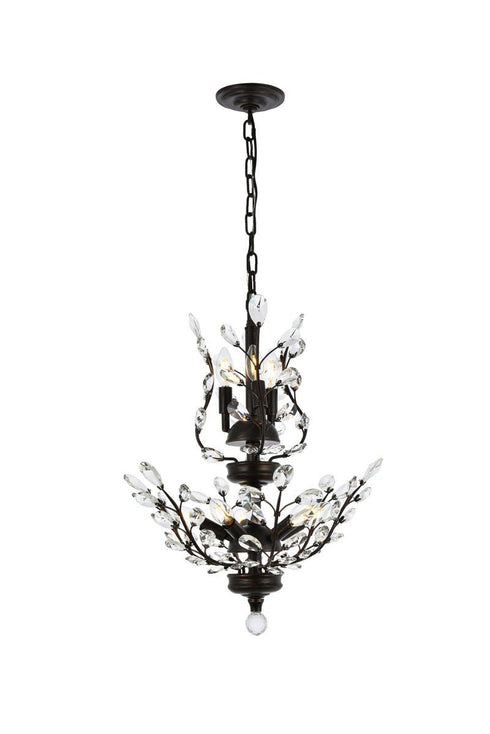 Elegant Lighting Wiley 8 Light Chandelier Model: V2011D21DB/RC