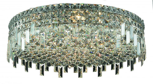 Elegant Lighting Wiley 9 Light Flush Mount Model: V2031F24C/RC