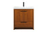 Elegant Decor Wyatt 24 Inch Single Bathroom Vanity In Walnut Model: VF46024MWT