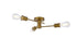Living District Xavier 3 Light Flush Mount Model: LD7049F18BK