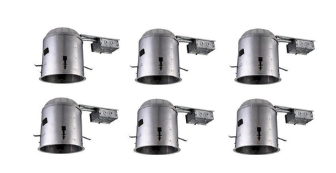 Elitco Lighting Valencia 5 Inch Non Ic Remodel Housing 120v E26 Socket Model: TC6R-E26-6PK