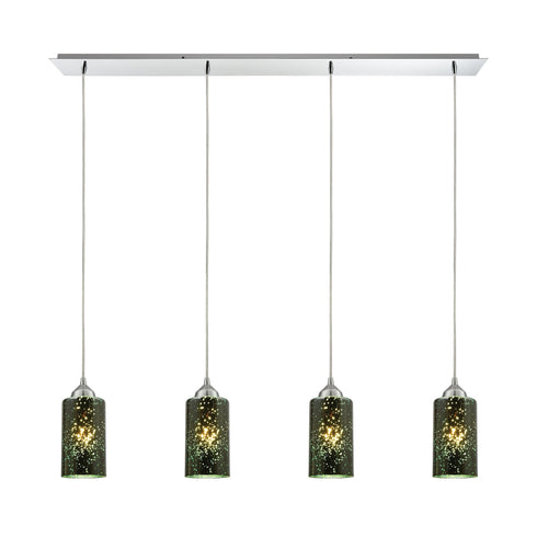 Elk Illusions 4 Light Pendant In Polished Chrome Model: 10504/4LP
